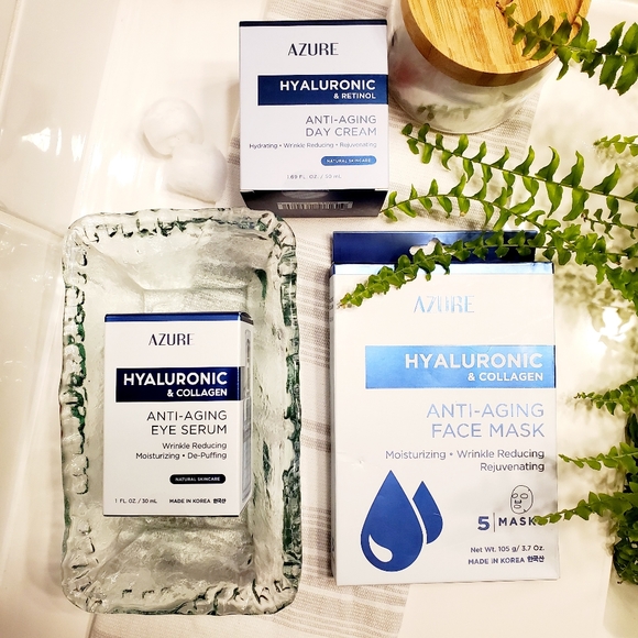 Hyaluronic Acid & Collagen Facial Serum Set By Azure Hyaluronic - Picture 7 of 14